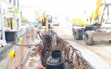 Nastavak radova- kanalizacijski sustav Gruda